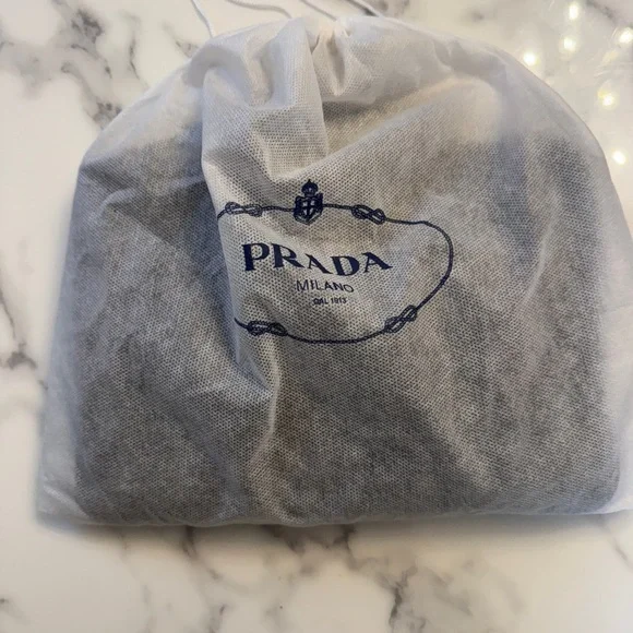 Prada Vitello Leather Double Zip Crossbody Bag, Black, Silver Hardware - Picture 11 of 15